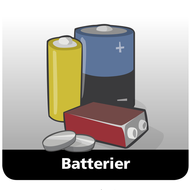 tecknad bild av batterier